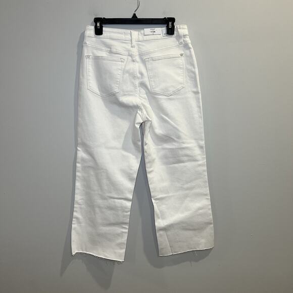 Judy Blue High Waist Wide Leg Crop Denim Stretch Jeans Women’s Size 7/28 NWT - Picture 2 of 9